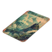 ヴィンテージリオデジャネイロ旅行イエズス像 マグネット (左側)