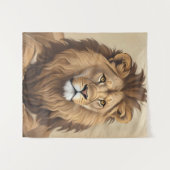 ヴィンテージリオン絵画ズ タペストリー (正面(横))