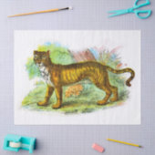 ヴィンテージリガーまたはライオンタイガーの切り離し 薄葉紙 (クラフト)