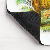 ヴィンテージリガーイラストレーションマウスパッド マウスパッド (コーナー)