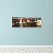 ヴィンテージリキュールボトルキャンバス キャンバスプリント (インサイチュ (ウッドフロア))