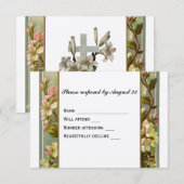 ヴィンテージリクロスRSVP 出欠カード (正面/裏面)