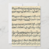 ヴィンテージリサイタル用楽譜 招待状 (裏面)