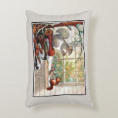 ヴィンテージリスとチップムンクのクリスマスピロー アクセントクッション (正面(垂直))