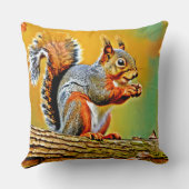 ヴィンテージリスの自然 クッション (裏面)