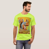 ヴィンテージリスの自然 Tシャツ (正面フル)