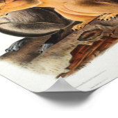 ヴィンテージリスイラストレーション ポスター (角)