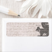 ヴィンテージリスイラストレーション- 1800年代リス ラベル (インサイチュ)