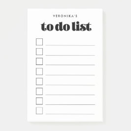 ヴィンテージリストを実行するレトロスクリプト ポストイット