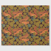 ヴィンテージリス包装紙 ラッピングペーパー (フラット)