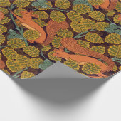 ヴィンテージリス包装紙 ラッピングペーパー (角)