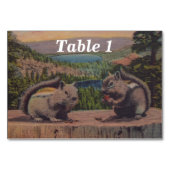 ヴィンテージリス山のシーン テーブルナンバー (裏面)