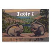 ヴィンテージリス山のシーン テーブルナンバー (正面)