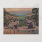 ヴィンテージリス山のシーン ポストカード (正面)