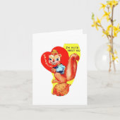 ヴィンテージリス カード (黄色い花)