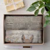 ヴィンテージリスEphemera Decompage 薄葉紙 (ギフト)