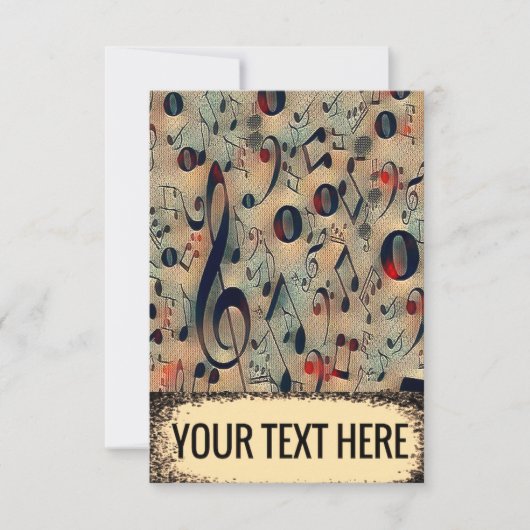 ヴィンテージリズム サンキューカード (正面)