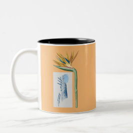 ヴィンテージリソグラフアート ツートーンマグカップ