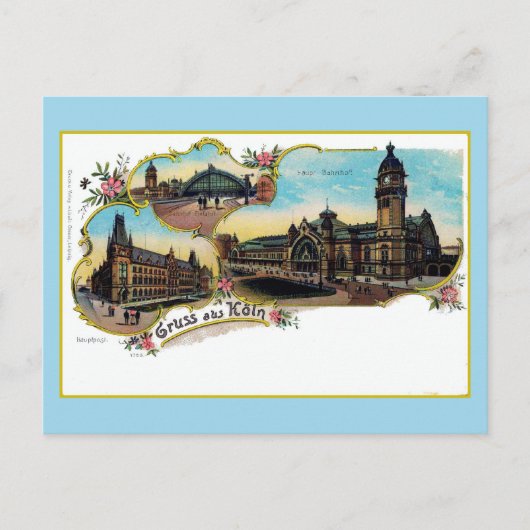ヴィンテージリソグルエスハウスケルンオールド ポストカード (正面)