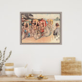 ヴィンテージリソスケッチ競輪 ポスター (キッチン)