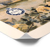 ヴィンテージリソトラベルアドサンレモイタリア ポスター (角)