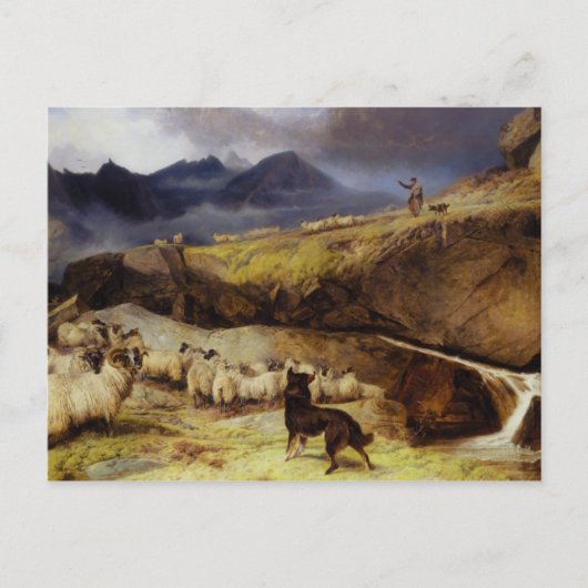 ヴィンテージリチャード・アンデル島の空 ポストカード (正面)