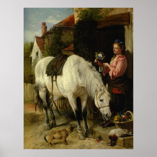 ヴィンテージリチャード・アンデル庭師の娘 ポスター (正面)