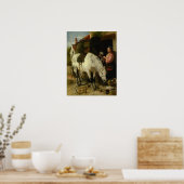 ヴィンテージリチャード・アンデル庭師の娘 ポスター (キッチン)