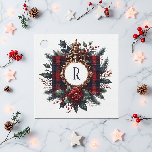 ヴィンテージリッチプリドクレストモノグラムホリデイ フェイバータグ