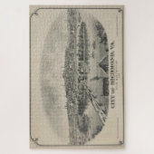 ヴィンテージリッチモンドVAの絵図(1876) ジグソーパズル (縦)