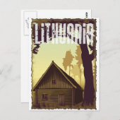 ヴィンテージリトアニア ポストカード (正面/裏面)