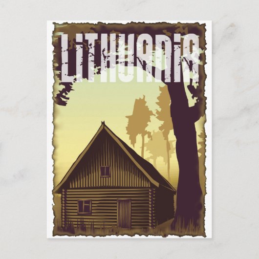 ヴィンテージリトアニア ポストカード (正面)