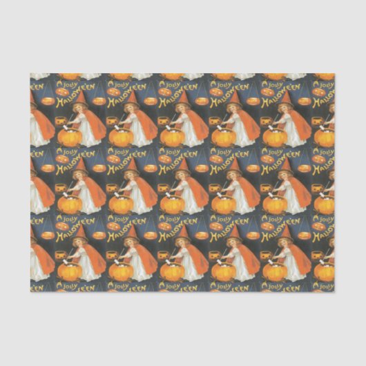 ヴィンテージリトルウィッチボイルトラブルティッシュペーパー 薄葉紙 (正面)