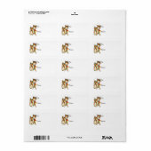 ヴィンテージリトルトナディアメリークリスマスギフトラベル ラベル (フルシート)