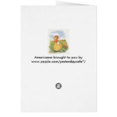 ヴィンテージリトルボーピープマザーグース子供部屋韻 (裏面)