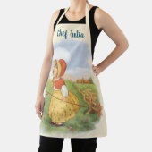 ヴィンテージリトルボーピープマザーグース子供部屋韻 エプロン (インサイチュ)
