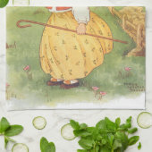 ヴィンテージリトルボーピープマザーグース子供部屋韻 キッチンタオル (折り畳み)