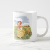 ヴィンテージリトルボーピープマザーグース子供部屋韻 ジャンボコーヒーマグカップ (右)