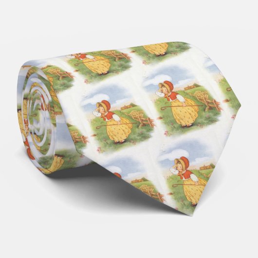ヴィンテージリトルボーピープマザーグース子供部屋韻 ネクタイ (ロール)