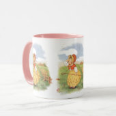 ヴィンテージリトルボーピープマザーグース子供部屋韻 マグカップ (正面左)