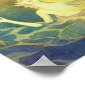 ヴィンテージリトルマーメイドザシー子供部屋アート ポスター (角)