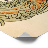 ヴィンテージリトルマーメイドフェアリーイラストレーション ポスター (角)