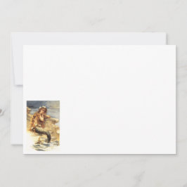 ヴィンテージリトルマーメイド ノートカード