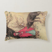 ヴィンテージリトルレッドライディングフードバイワーウィックゴブル アクセントクッション (正面)