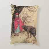 ヴィンテージリトルレッドライディングフードバイワーウィックゴブル アクセントクッション (裏面(縦))