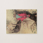 ヴィンテージリトルレッドライディングフードバイワーウィックゴブル ジグソーパズル (横)