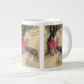 ヴィンテージリトルレッドライディングフードバイワーウィックゴブル ジャンボコーヒーマグカップ (正面右)