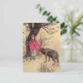 ヴィンテージリトルレッドライディングフードバイワーウィックゴブル ポストカード (スタンド正面)