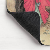 ヴィンテージリトルレッドライディングフードバイワーウィックゴブル マウスパッド (コーナー)