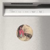 ヴィンテージリトルレッドライディングフードバイワーウィックゴブル マグネット (インサイチュ (食洗機))